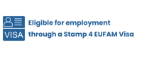 eligible for employment visa through stamp 4 eu visa